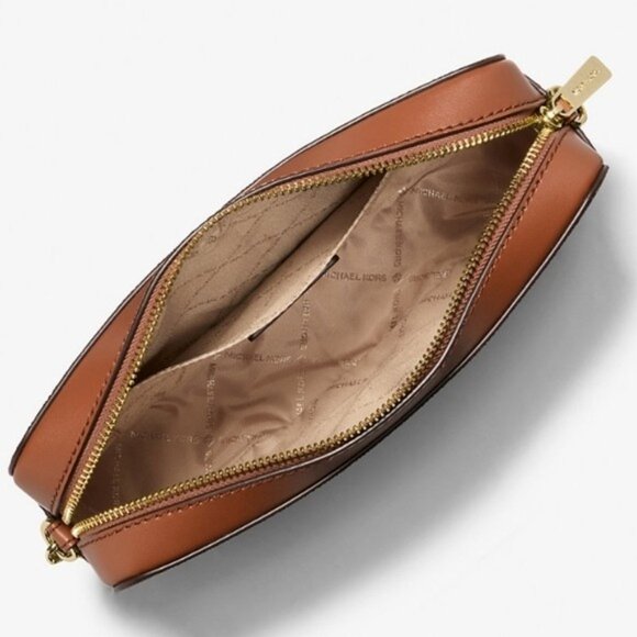 Michael Kors Jet Set Large Polka Dot Signature Logo Crossbody Bag NWT - Picture 2 of 7